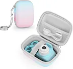 The case is very suitable for Seckton/Dylanto/Goopow/Agoigo/OZMI/Desuccus/Rindol/CIMELR/NINE CUBE/GKTZ Most Kids Camera(only case） The bottom design of the shock wave dot and the soft velvet inside